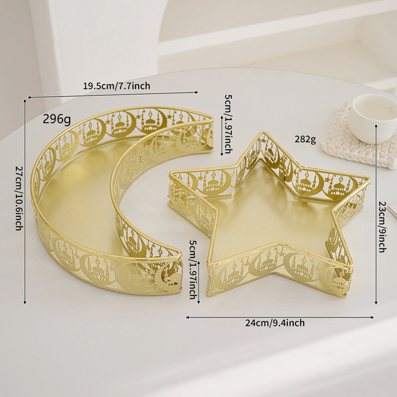 Elegant metal candle holder Kalsten