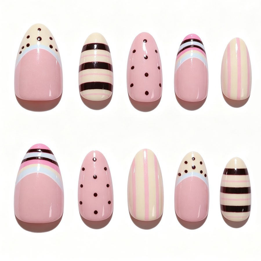 Artificial nails with modern patterns Kalsten