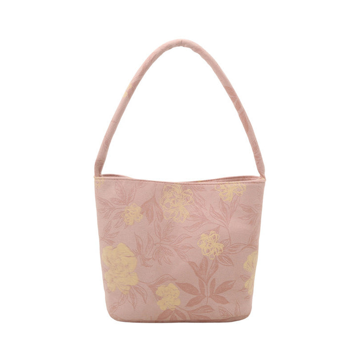 Embroidered Floral Shoulder Bag