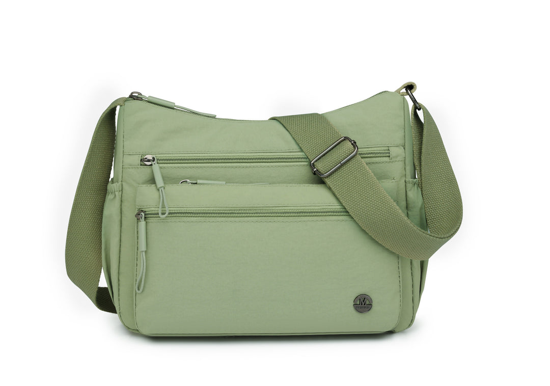 WoMulti-Pocket Crossbody Satchel