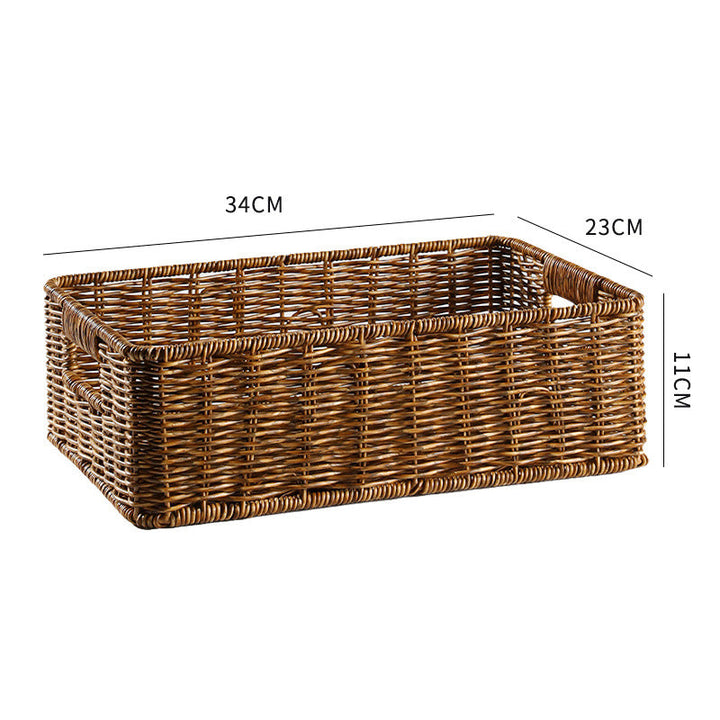 Rectangular Handwoven Storage Organizer Kalsten