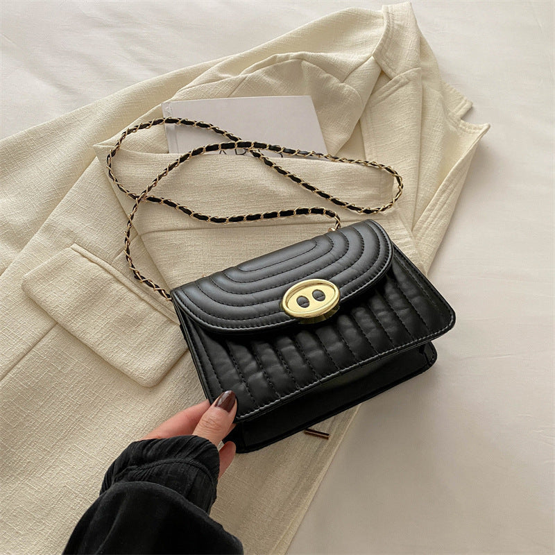 Quilted Chain Link Crossbody Handbag Kalsten