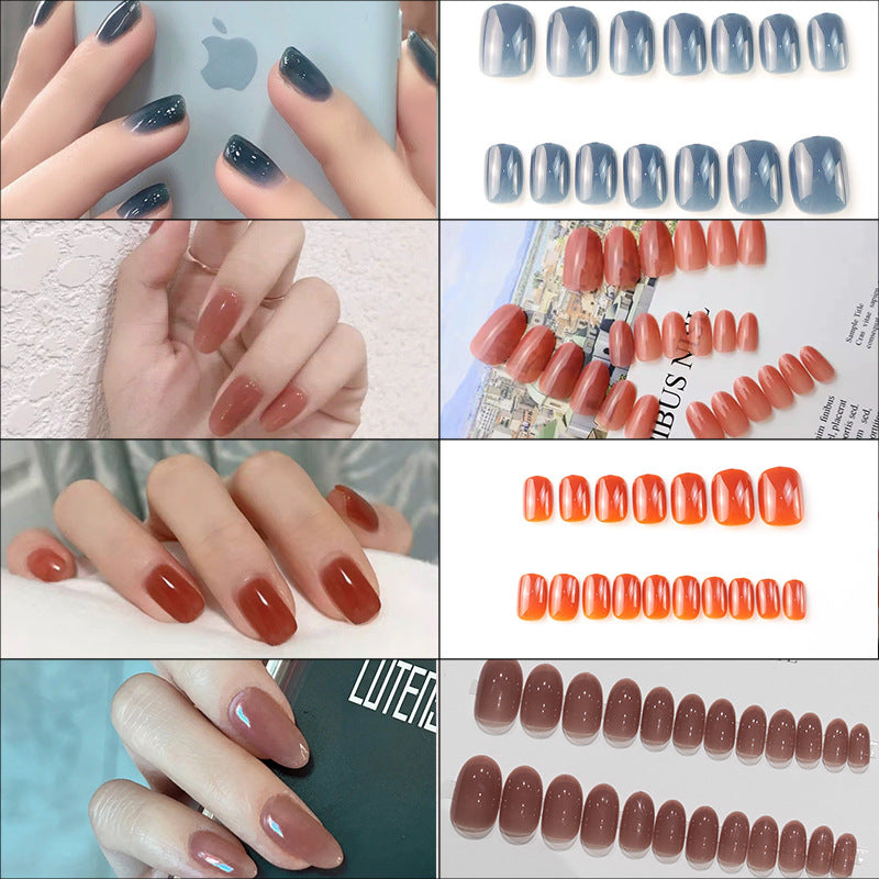 Glossy Press-On Nail Set Kalsten 1790727573
