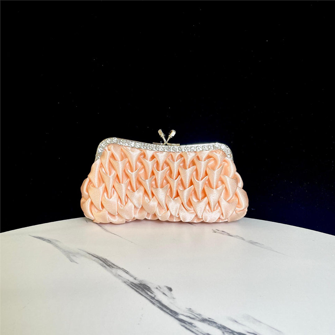 Ruffled Evening Handbag