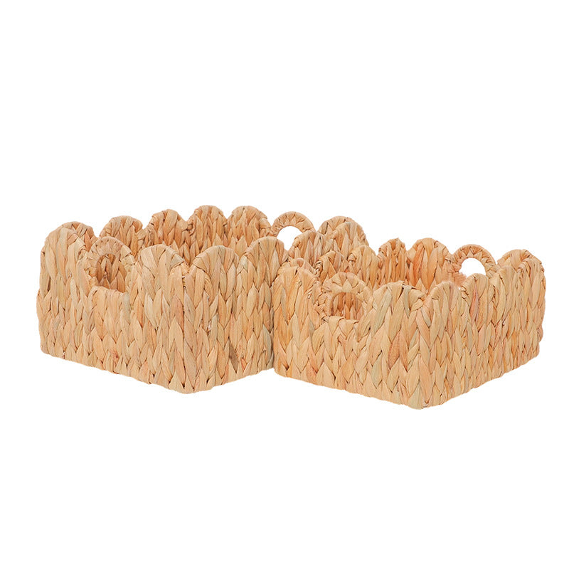 Scalloped Woven Serving Tray Kalsten