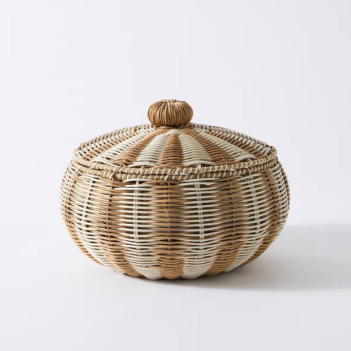 Stylish basket with lid Kalsten