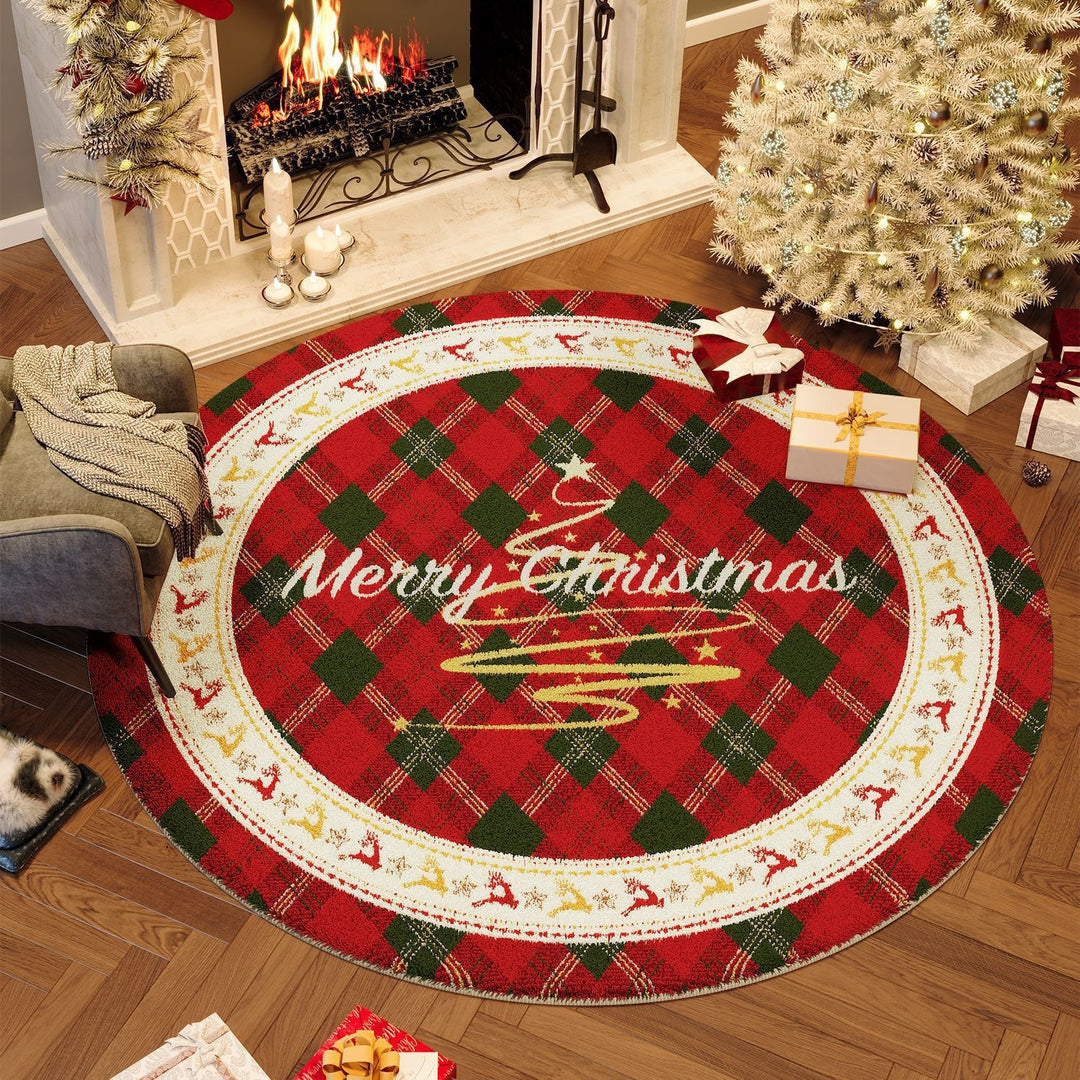Festive Christmas Area Rug