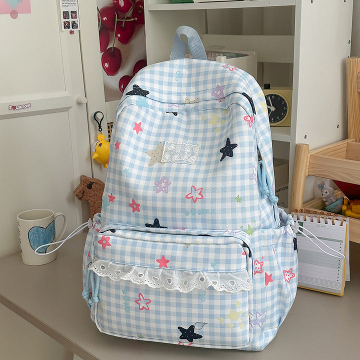 Cute Illustrated Casual Backpack Kalsten