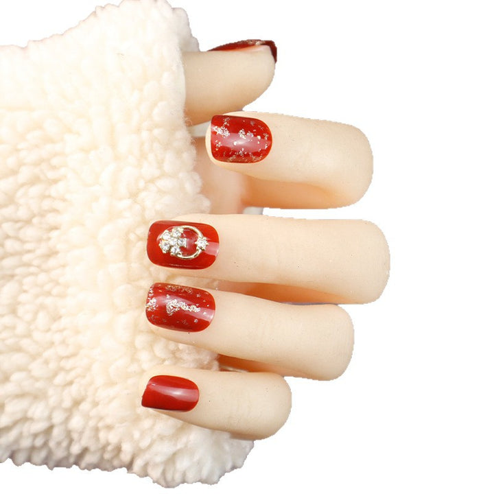 Elegant Decorative Press-On Nails