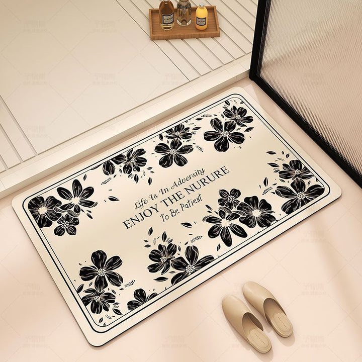 Inspirational Quote Bathroom Mat Kalsten
