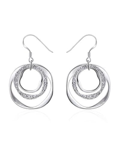 Elegant Spiral Drop Earrings Kalsten