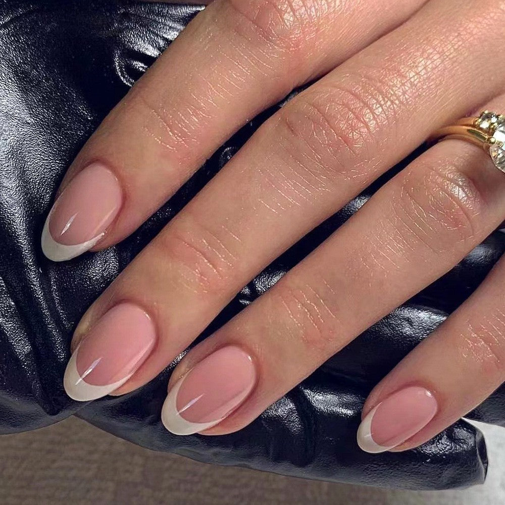 Artificial Nail Set in Elegant French-Style Kalsten