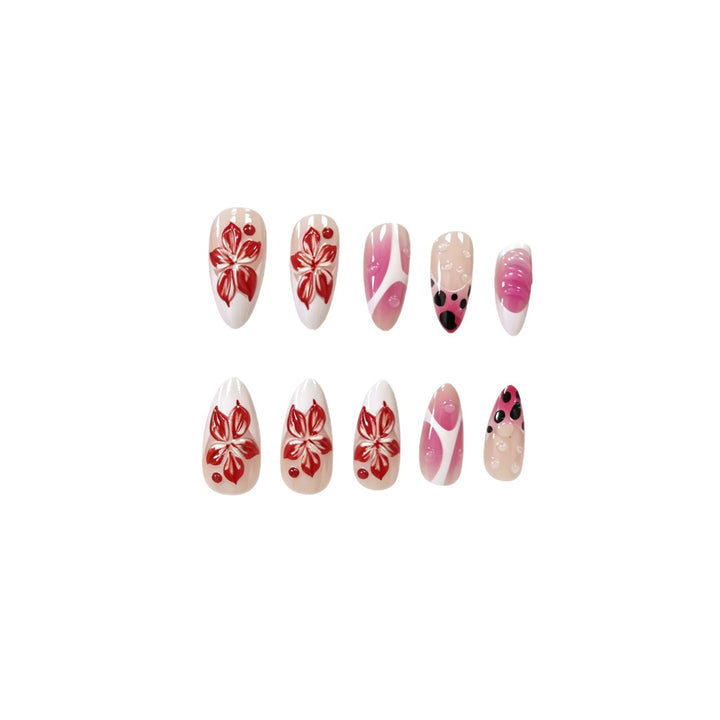 Artistic Floral Nail Art Enhancements Kalsten 1789915352