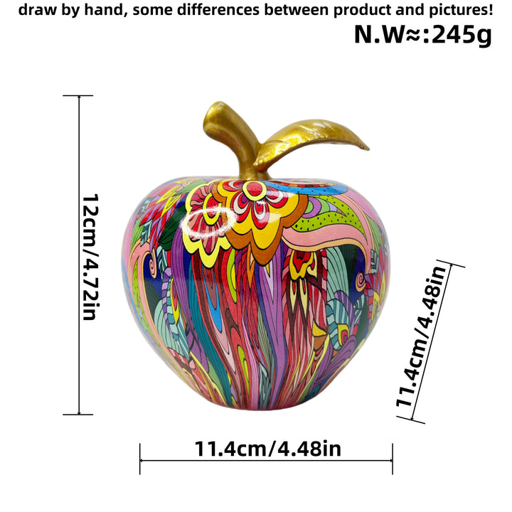 Decorative apple figure with artistic design Kalsten