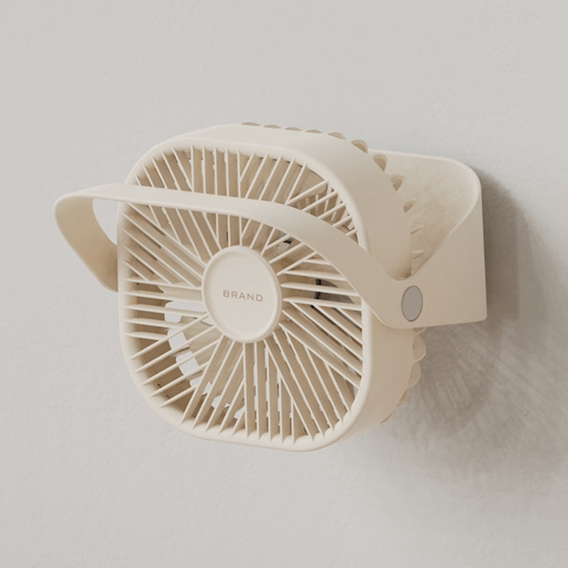 Unisex ceiling-mounted circular industrial fan with swivel carrying handle Kalsten