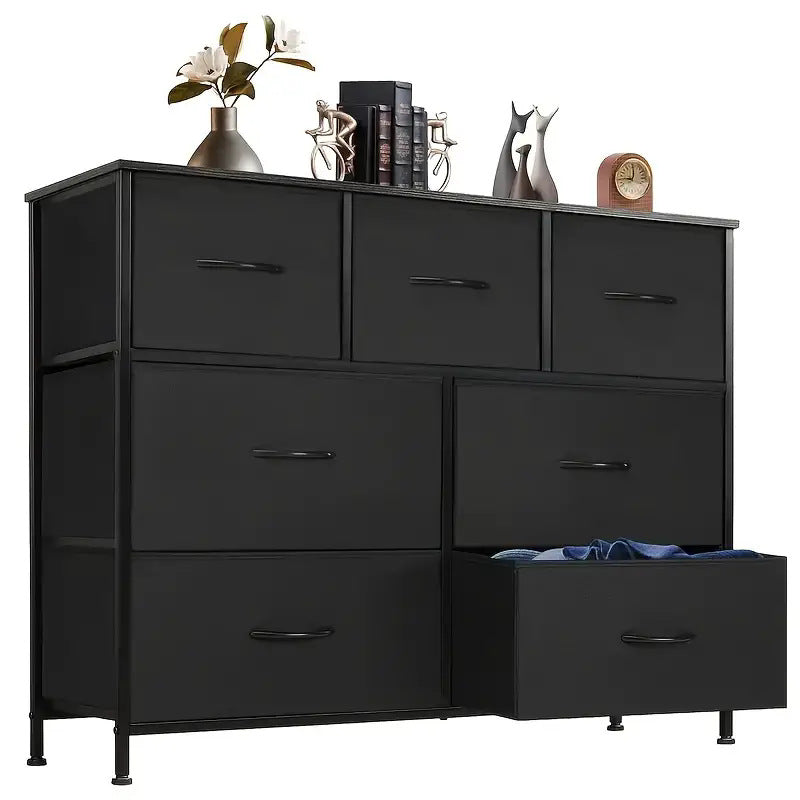 Industrial-Style Fabric Storage Dresser Kalsten