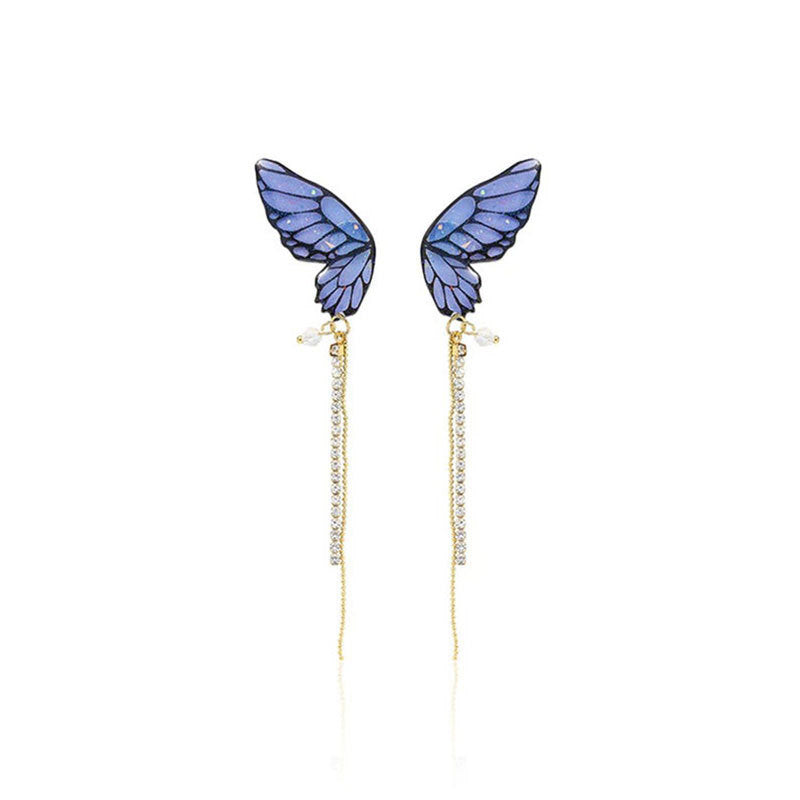 Artistic Butterfly-Inspired Dangle Earrings Kalsten