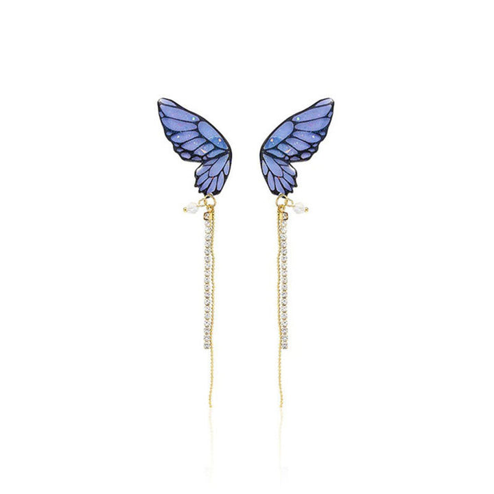 Artistic Butterfly-Inspired Dangle Earrings Kalsten