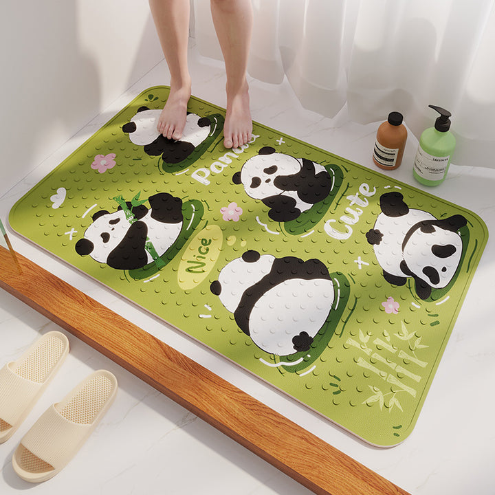 Cartoon-Themed Bath Mat Kalsten