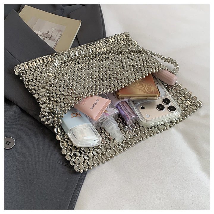 Metal Mesh Evening Clutch