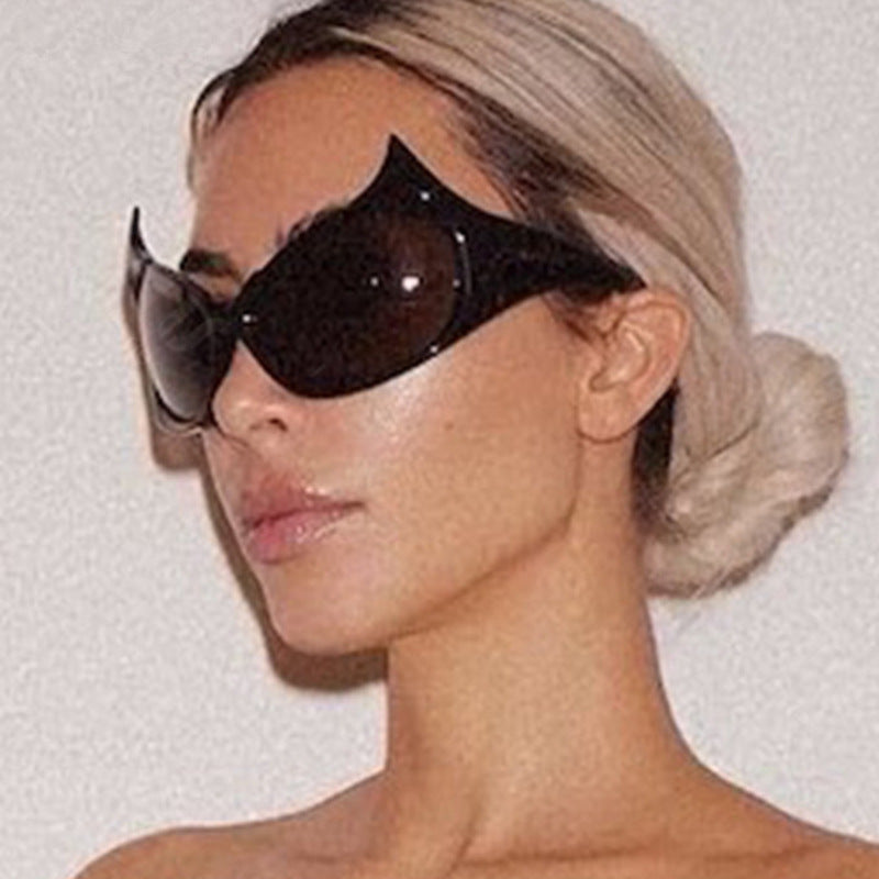 Women futuristic sunglasses with stylish design and protective UV filter Kalsten