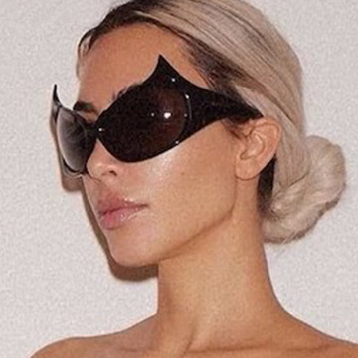 Women futuristic sunglasses with stylish design and protective UV filter Kalsten