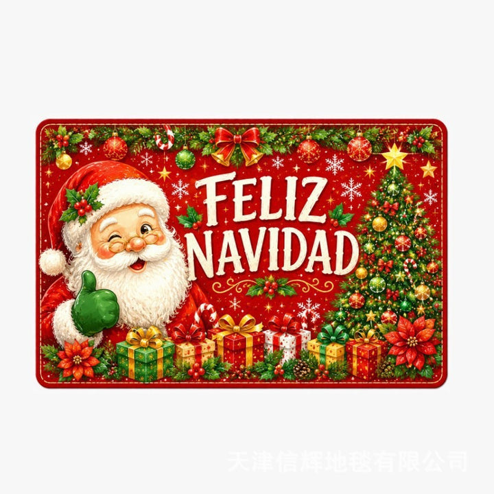 Festive Christmas-Themed Door Mat Kalsten