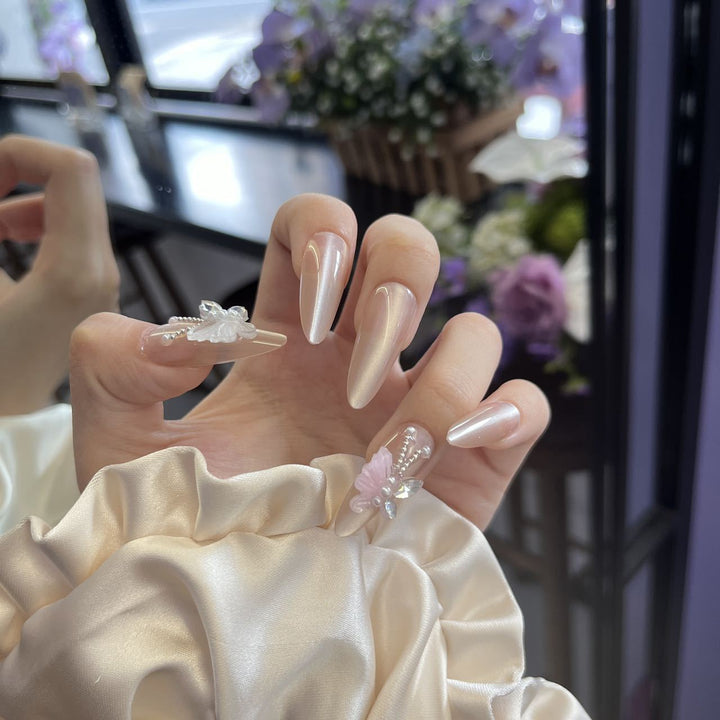 Decorative Glittery Press-On Nail Tips Kalsten