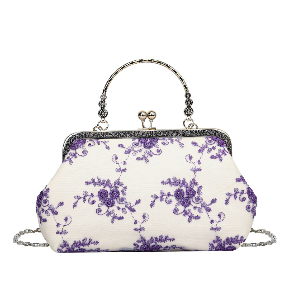 Embroidered Vintage Clutch