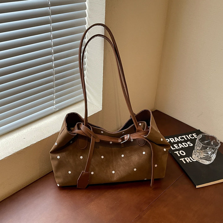 Stylish Suede Tote Bag