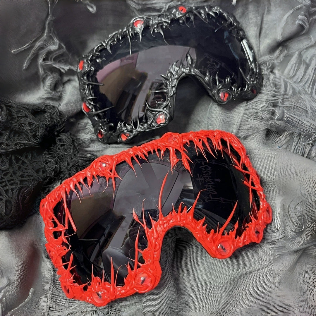 Ladies futuristic sports sunglasses with creative design Kalsten