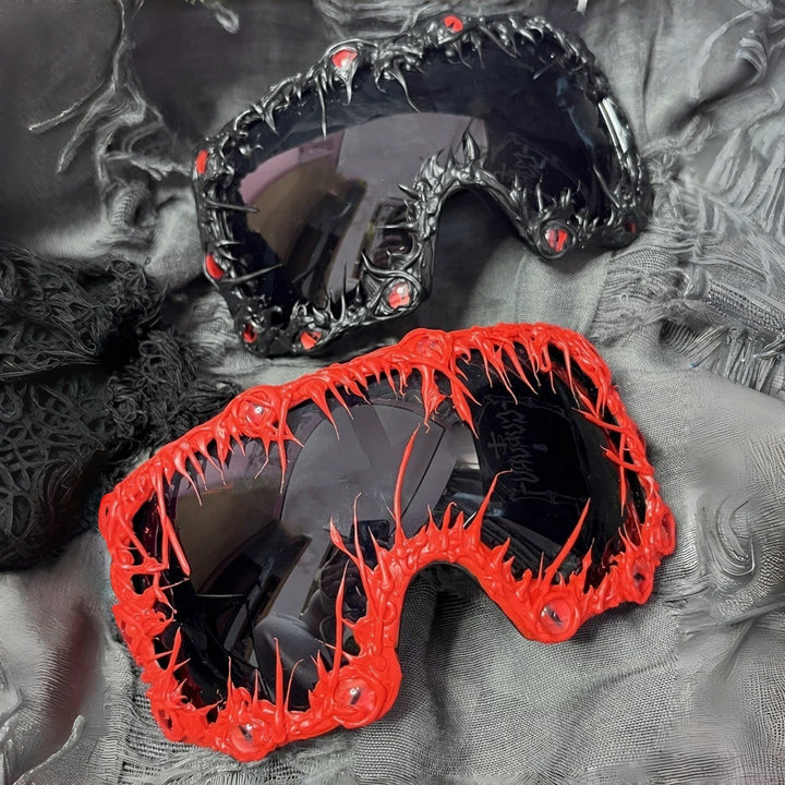 Ladies futuristic sports sunglasses with creative design Kalsten