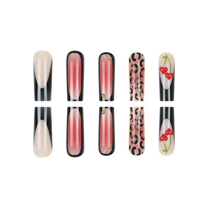 Artistic Long Stiletto Nail Art Set Kalsten