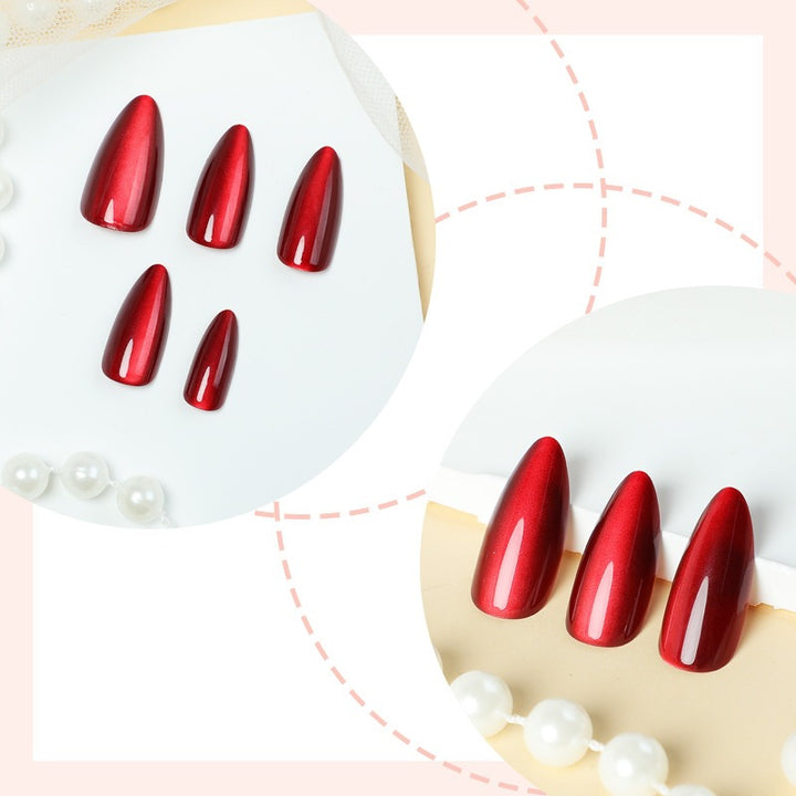 Acrylic Nail Set with Glossy Effect Kalsten