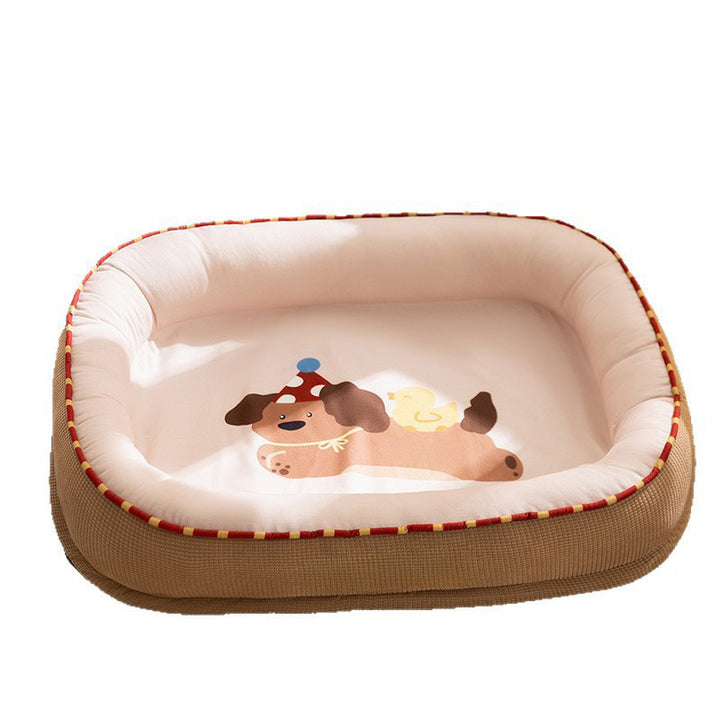 Cartoon-Themed Dog Bed