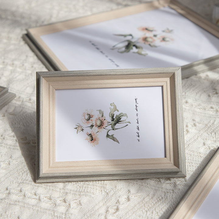 Elegant Wooden Framed Art Display for Home