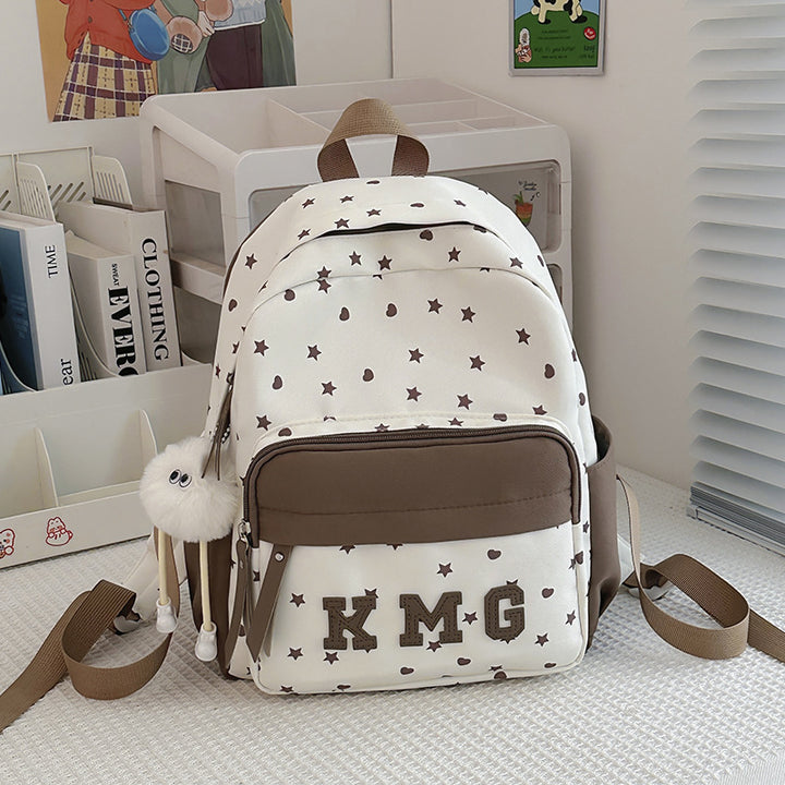 Casual Star-Patterned Backpack Kalsten 1791204760