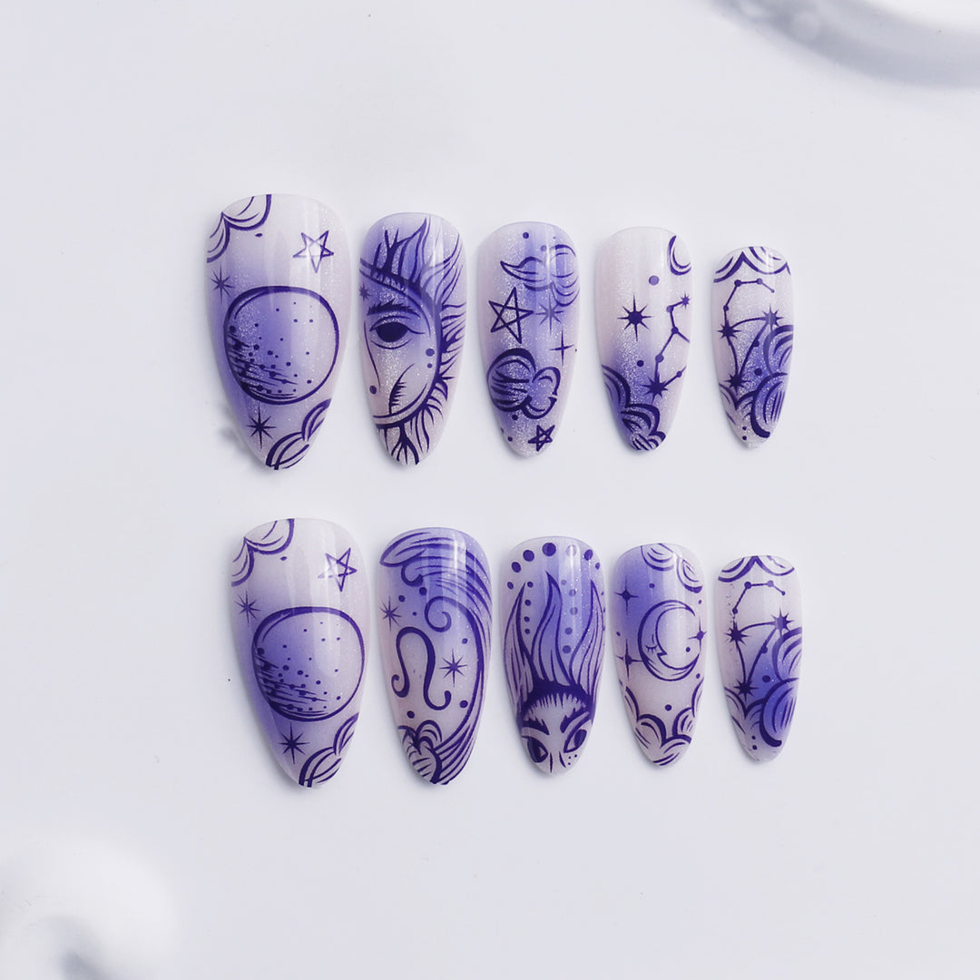 Celestial Nail Art Extensions