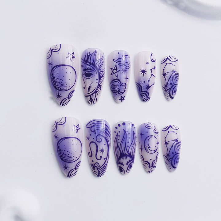 Celestial Nail Art Extensions