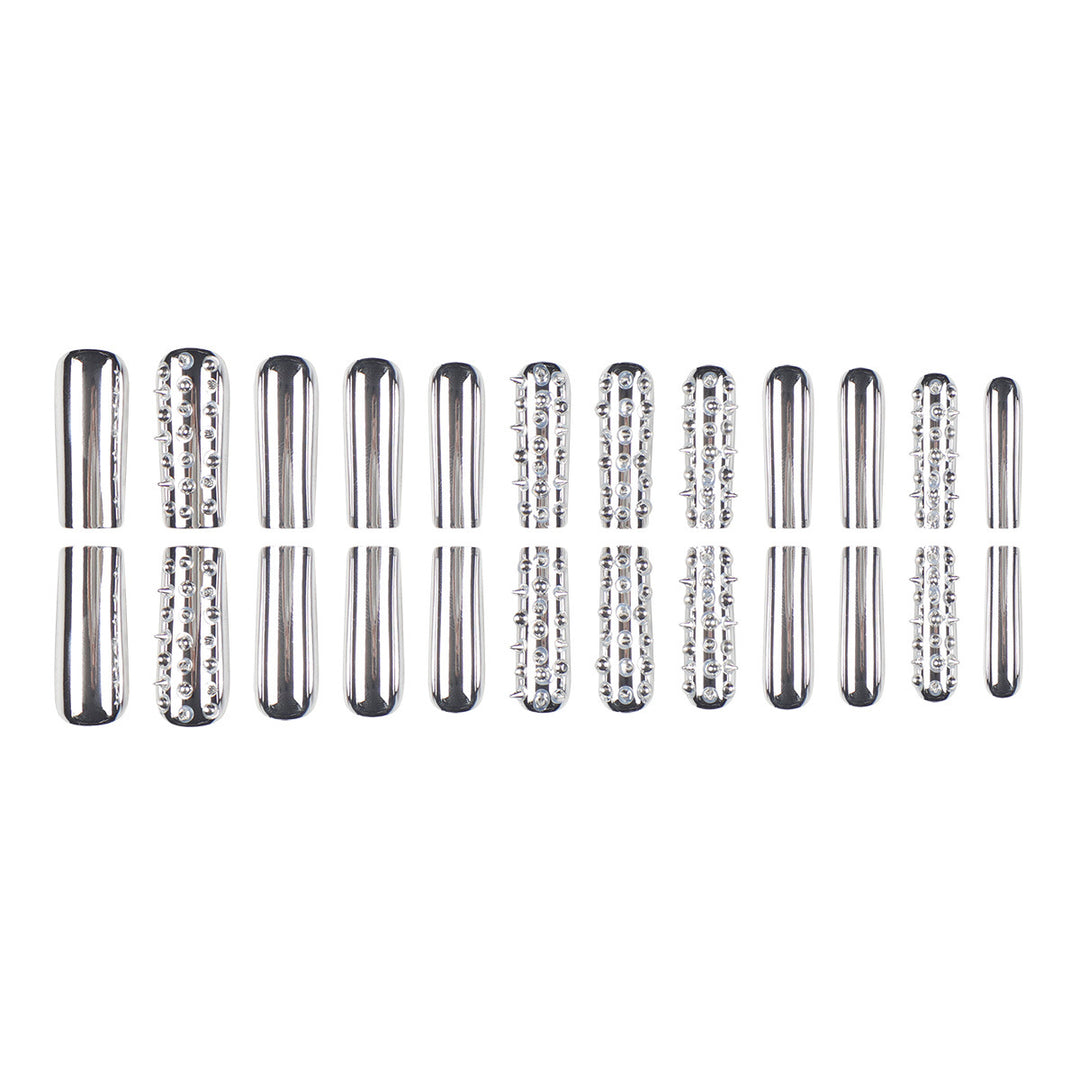 Artistic Spiked Press-On Nails Kalsten