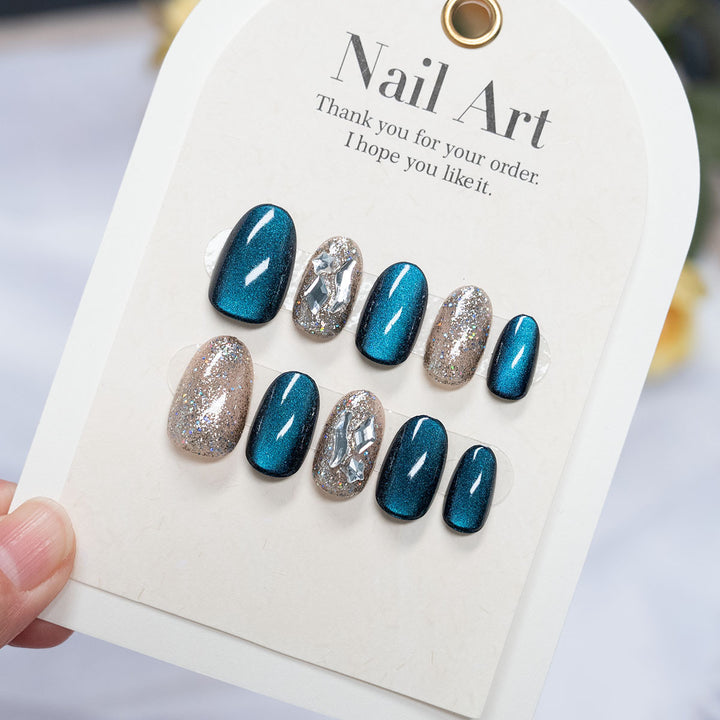 High Shine Press-On Nail Art