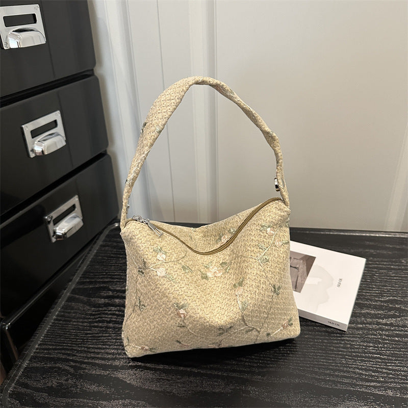 Floral Embroidered Handbag