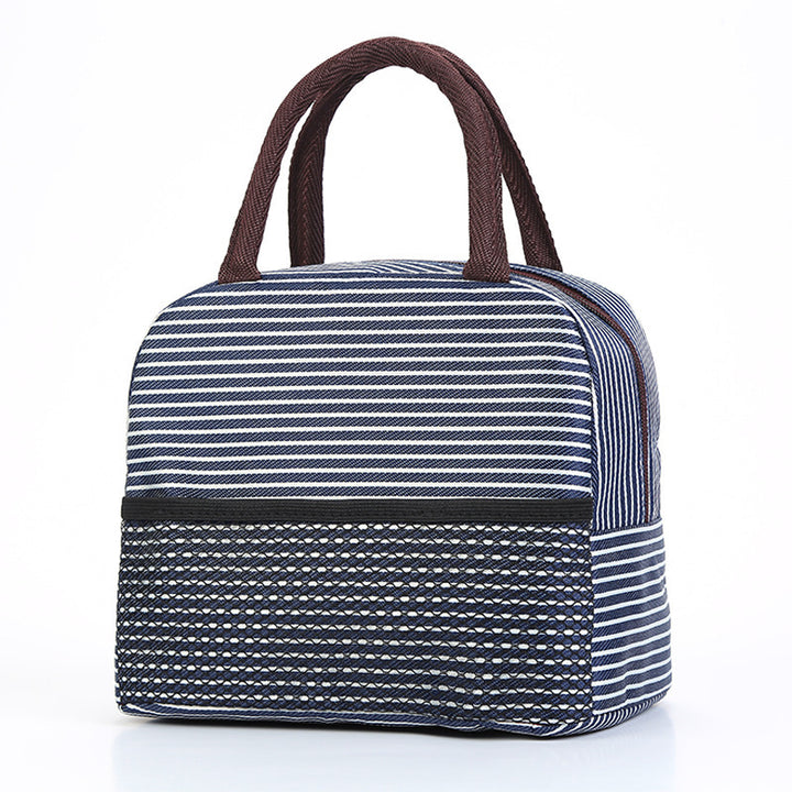 Insulated Striped Lunch Bag Kalsten