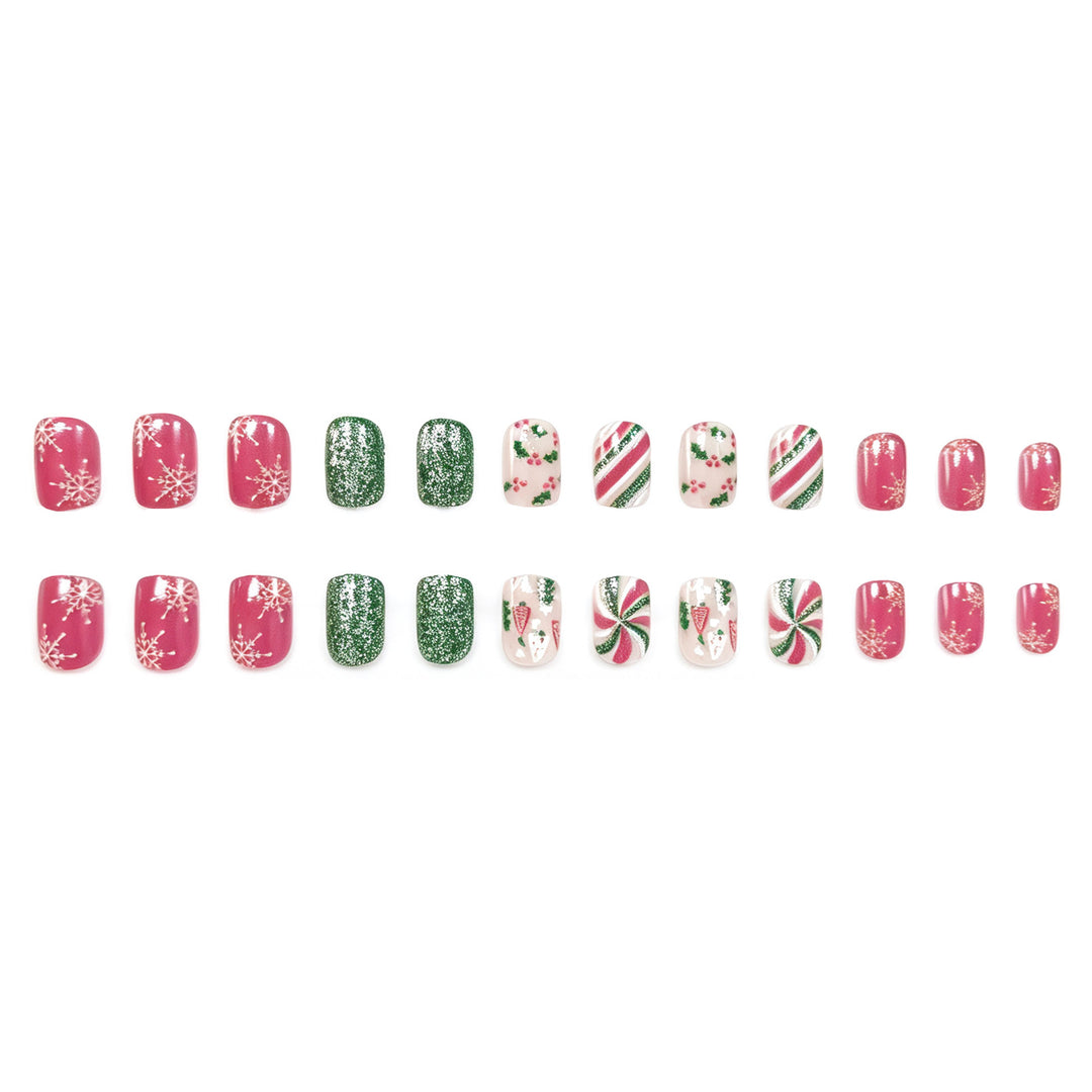 Festive Holiday Nail Art Set Kalsten