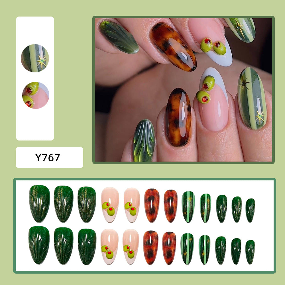 Artificial nails with creative geometric design Kalsten