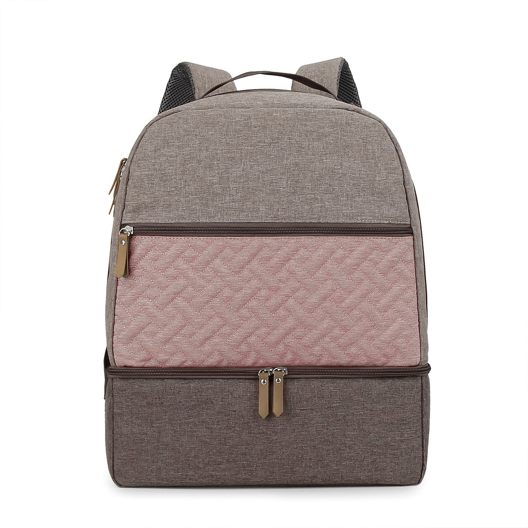 Backpack with Floral Pattern and Separate Compartment Kalsten