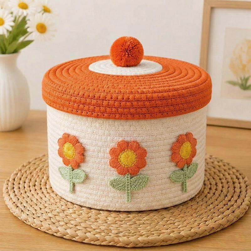 Decorative Knitted Storage Container Kalsten