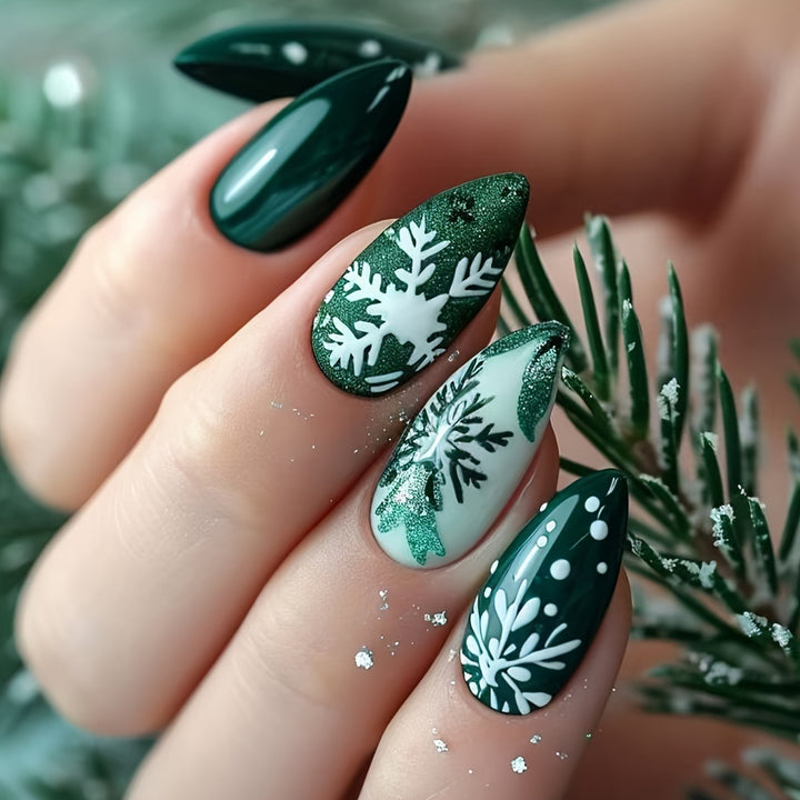 Winter Artificial Nails Kalsten