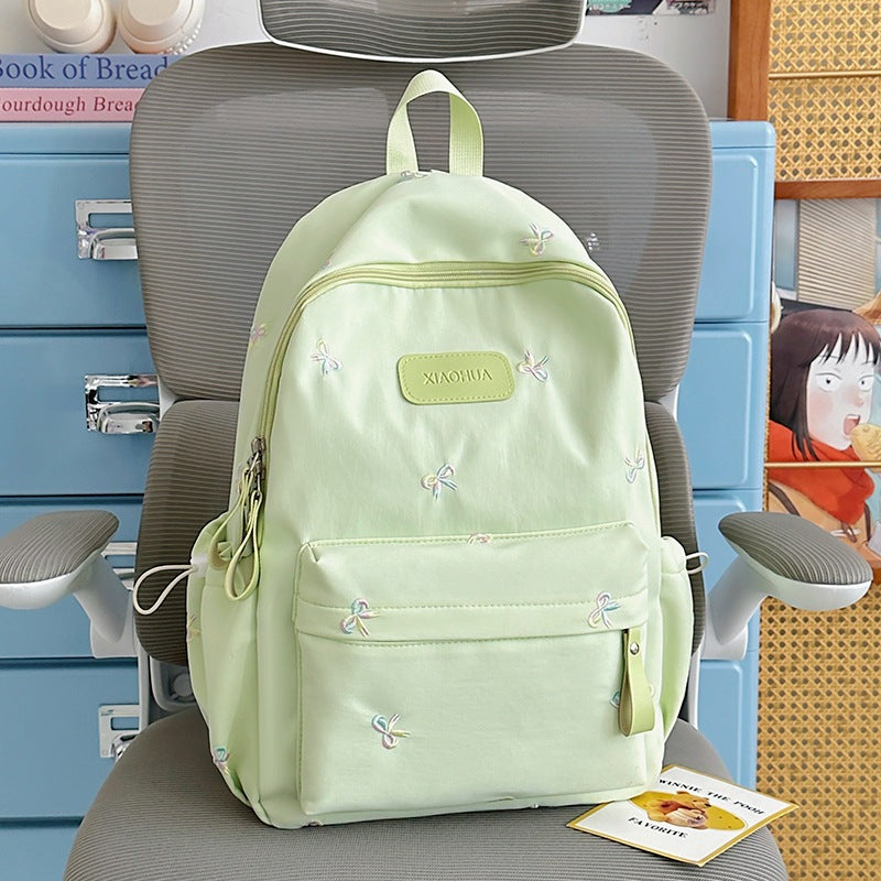 Embroidered Floral Detail Casual Backpack Kalsten