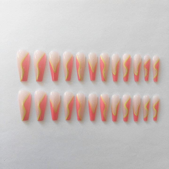 Artistic Gradient Press-On Nail Tips
